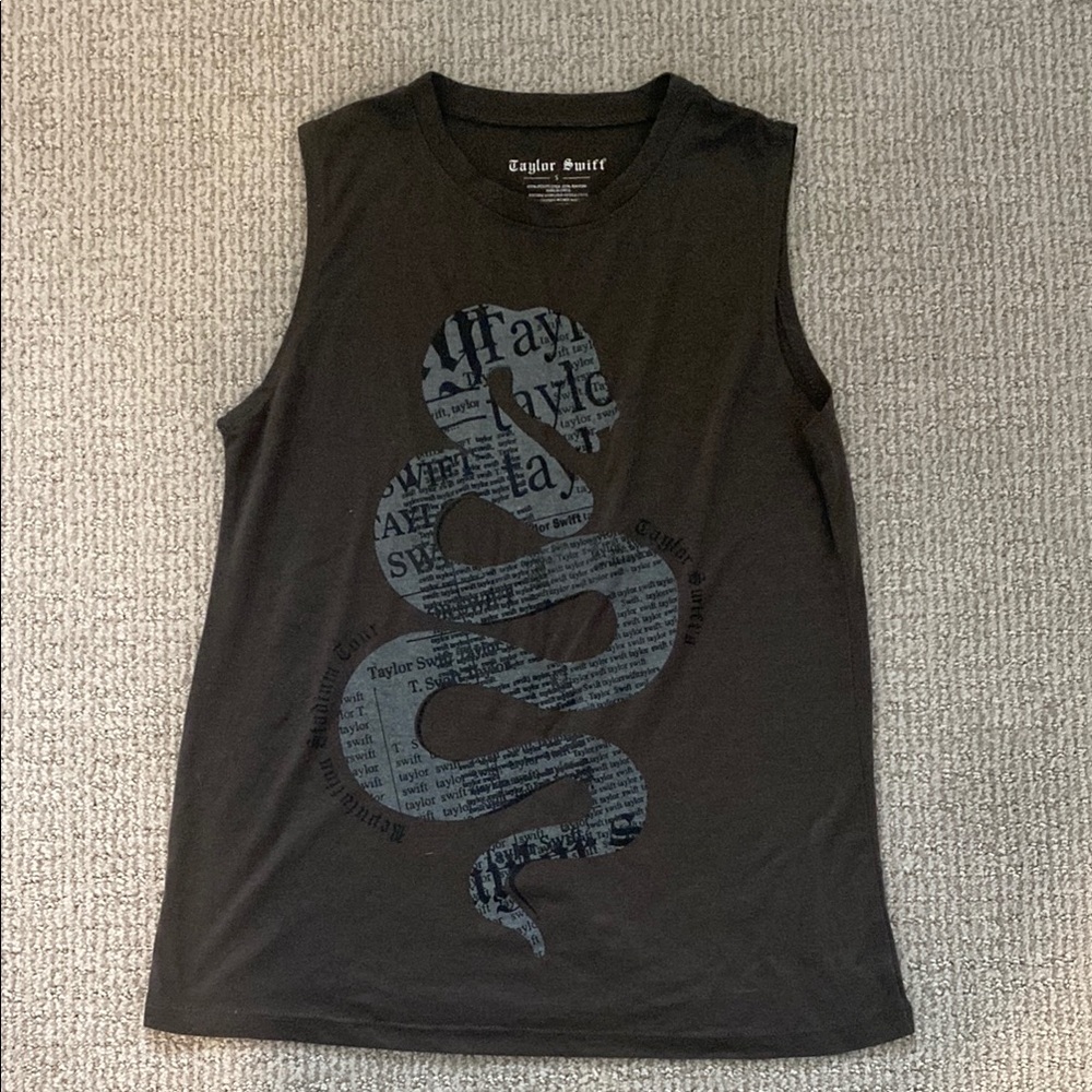 Taylor Swift Black Snake Reputation Tour Tank Top